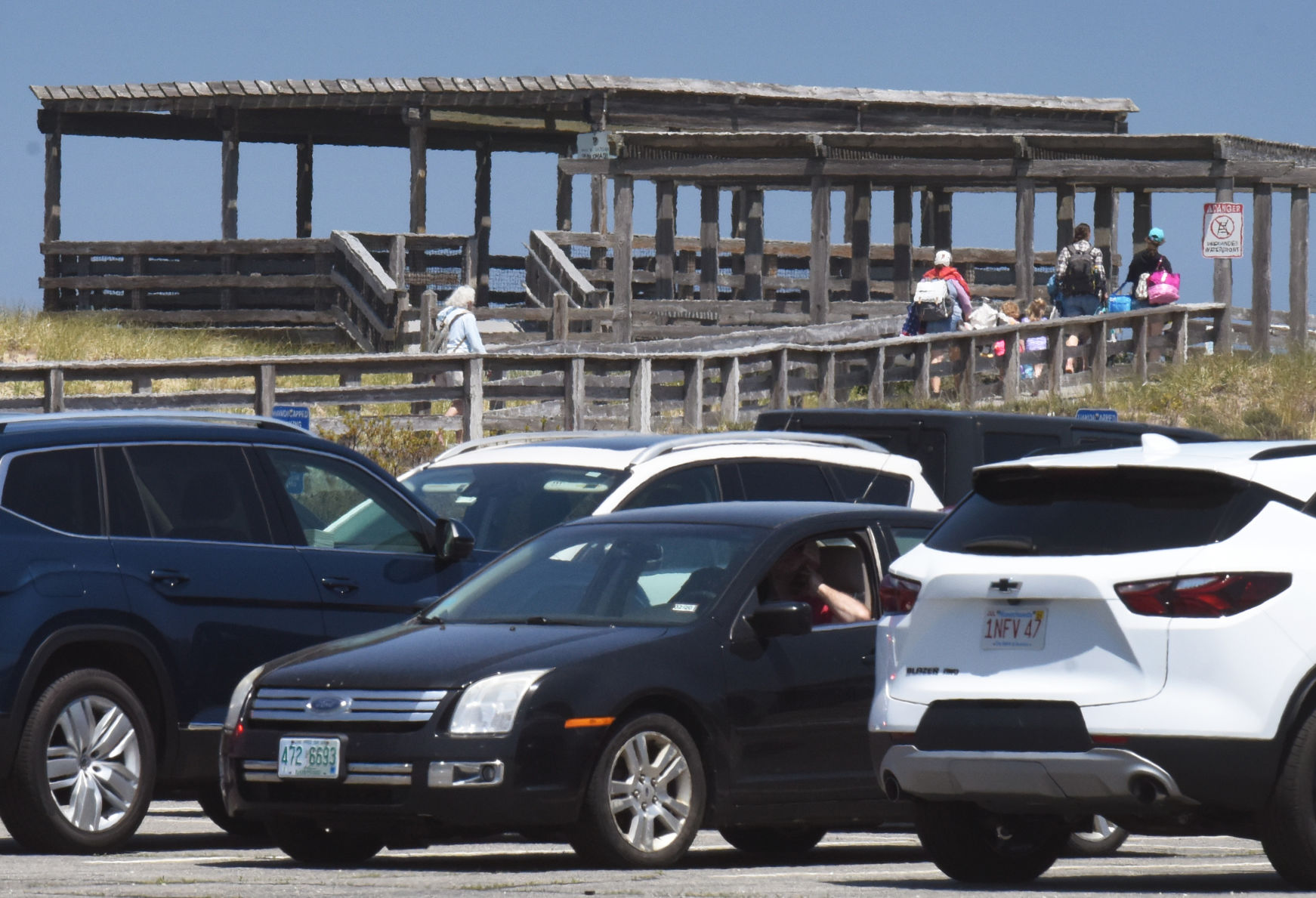 Photo: Lot 3 at Salisbury Beach State Reservation is open for parking.